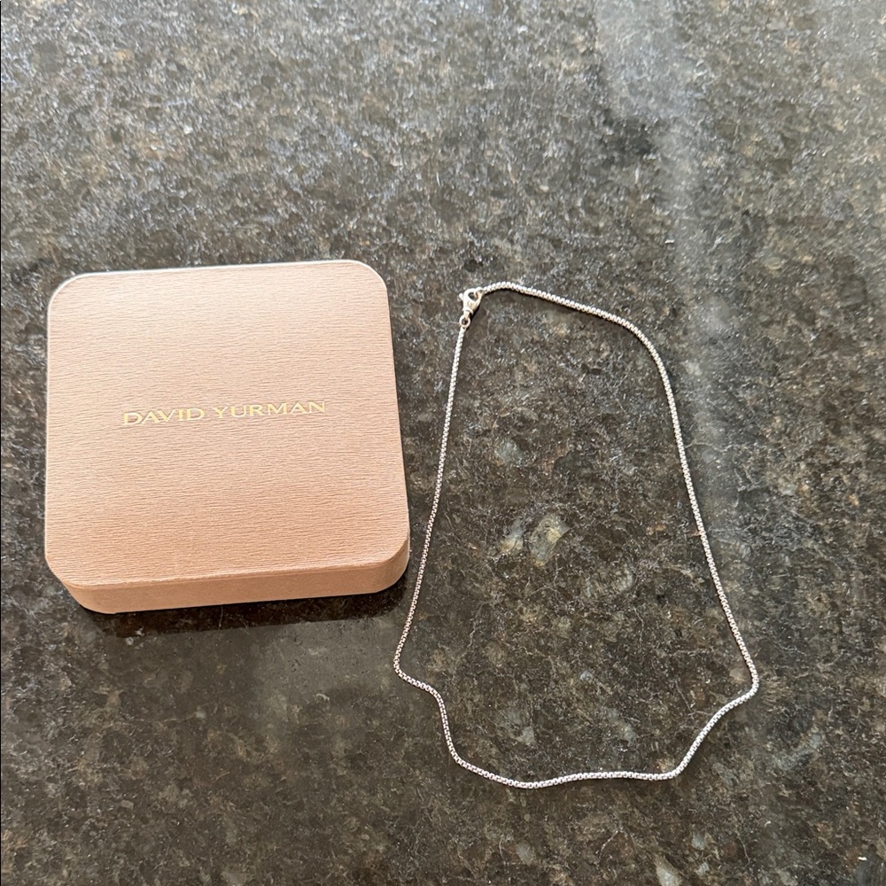 David Yurman Silver Chain Necklace